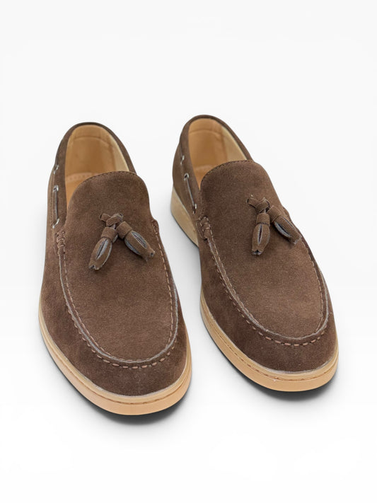 Barker TUSS Suede Casual Dark Brown