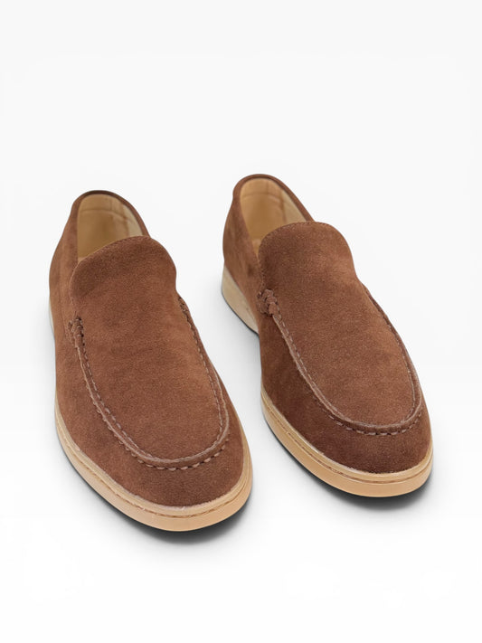 Barker Suede Casual Coffee Brown