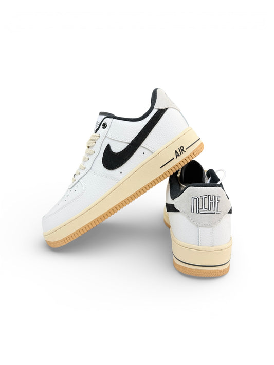 Nike Air Force 1 Black Swoosh Logo