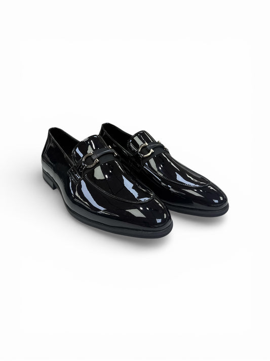 Barker glossy loafers1 Black 40