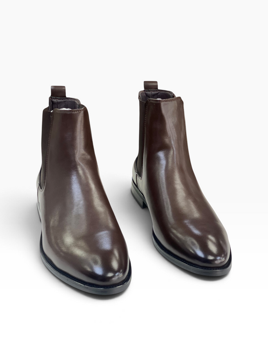 Barker Chelsea Boot Leather Coffee Brown