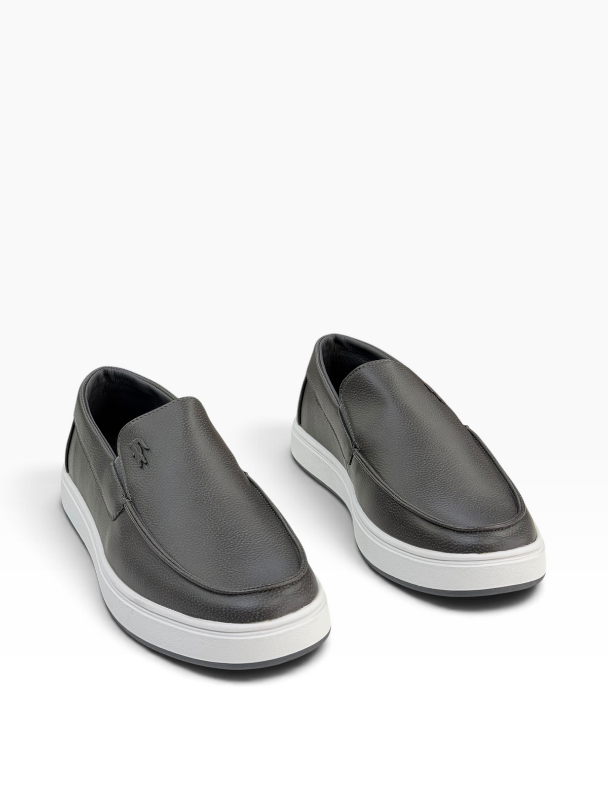 Lacoste Leather Loafer Grey