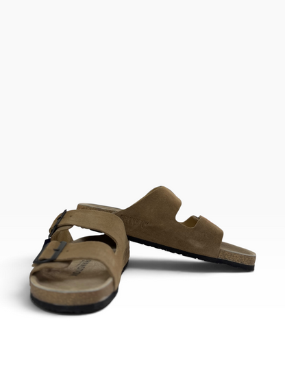 Birkenstock Arizona Suede Camal Brown
