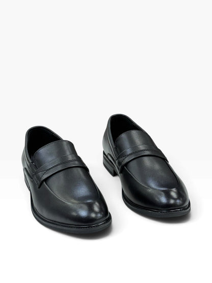 Dravine Leather Black Shoe
