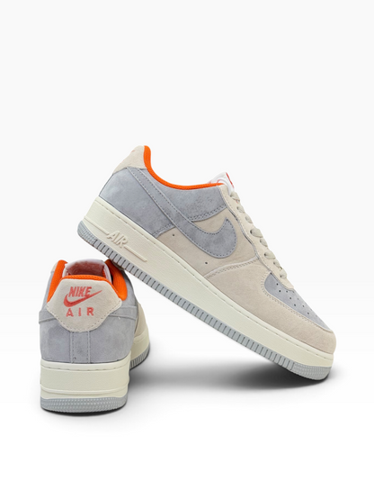 AirForce1 Suede Grey X Orange