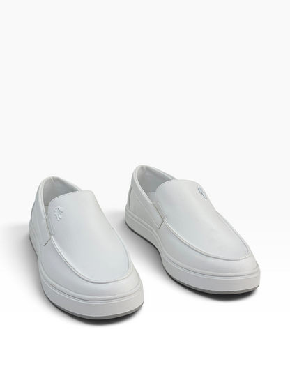 Lacoste Leather Loafer White