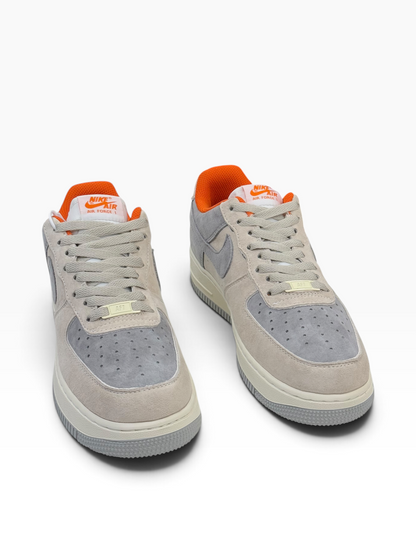 AirForce1 Suede Grey X Orange