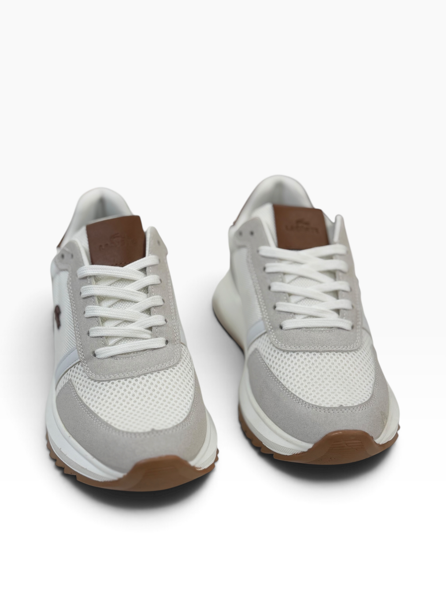 Lacoste Logo Casual White/Brown