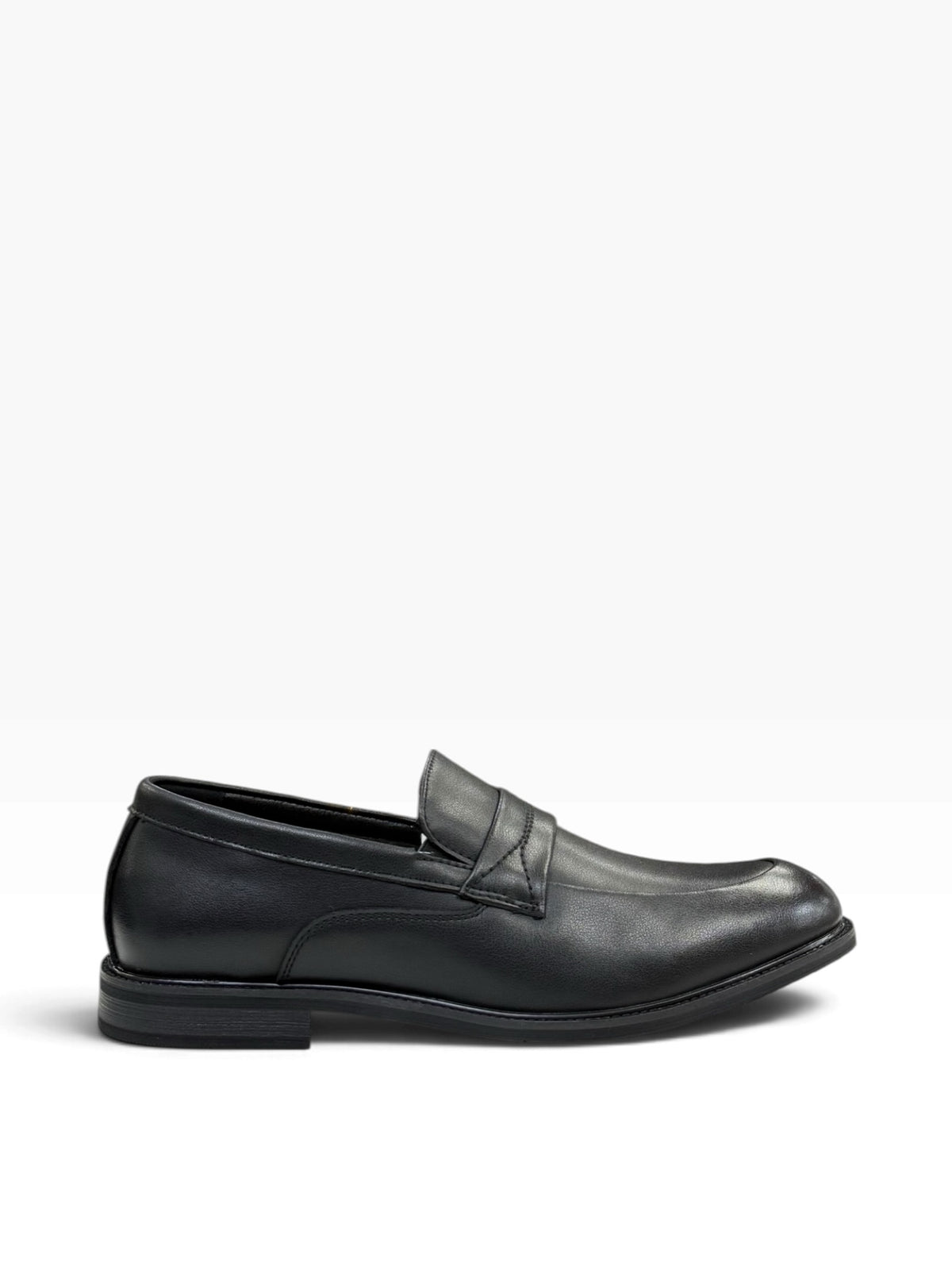 Dravine Leather Black Shoe