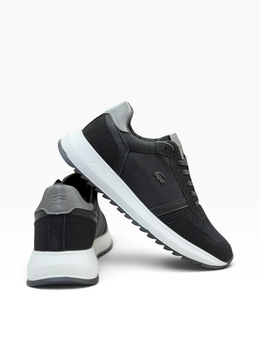 Lacoste Logo Casual Black And grey