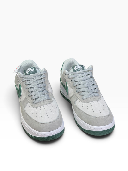 Nike Airforce 1 Suede Green Logo Sneaker