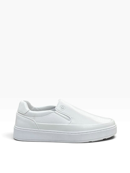 Dravine Leather Loafer White