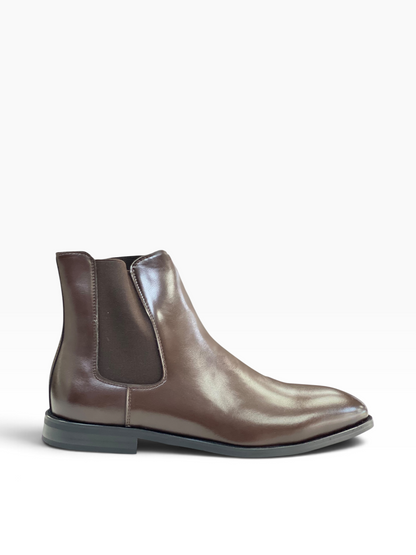 Barker Chelsea Boot Leather Coffee Brown