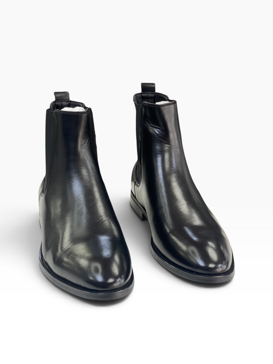 Barker Chelsea Boot Leather Black