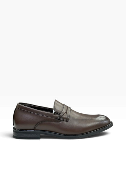 Dravine Coffee Brown Leather Shoe