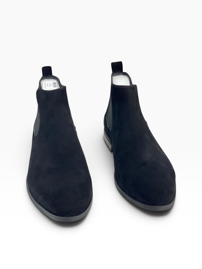 Barker Chelsea Boot Suede Black
