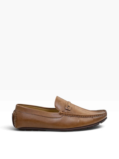 Dravine PU Loafer Light Brown