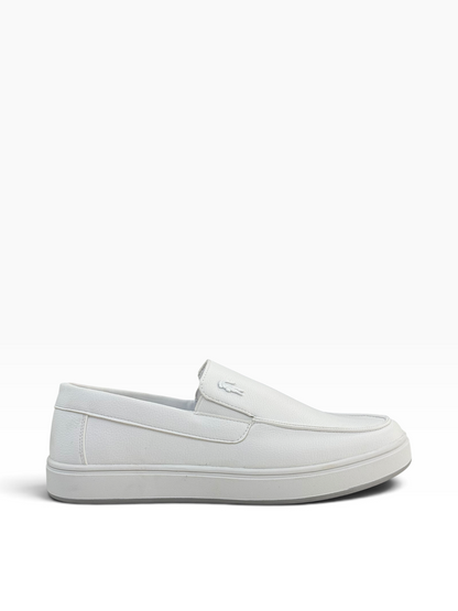 Lacoste Leather Loafer White