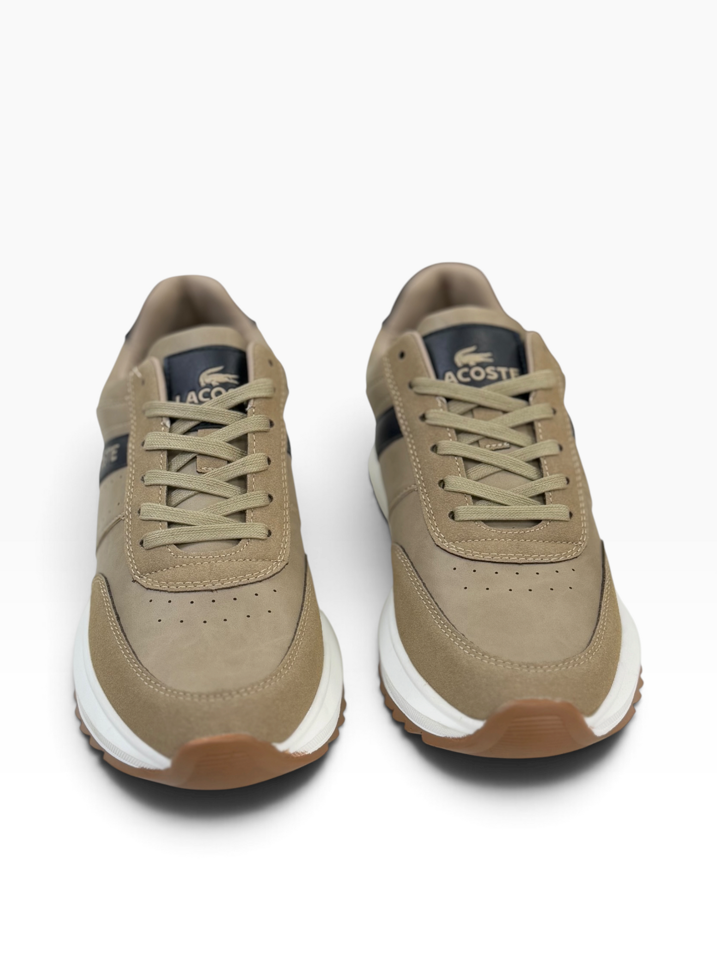 Lacoste Casual Beige And Navy