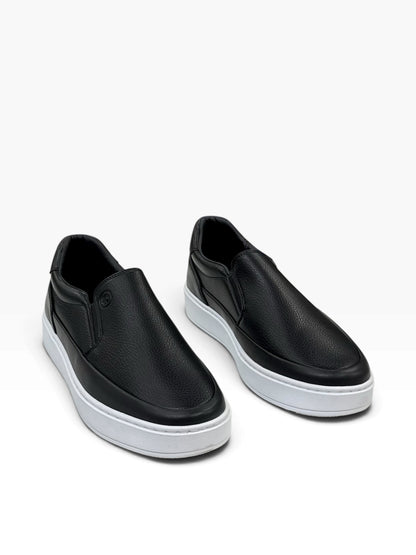 Dravine Leather Loafer Black