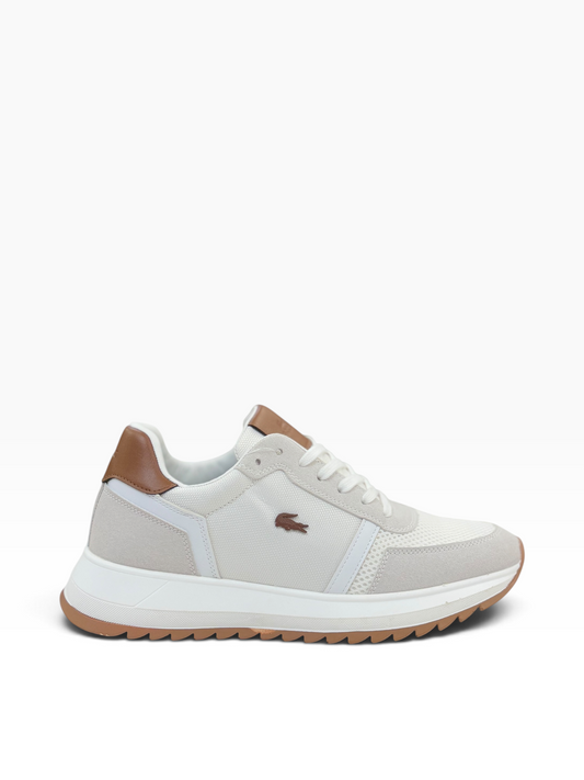 Lacoste Logo Casual White/Brown