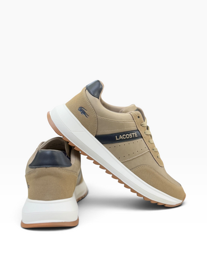 Lacoste Casual Beige And Navy