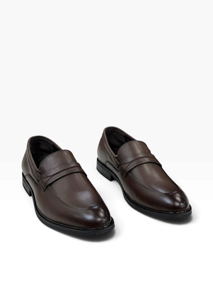 Dravine Coffee Brown Leather Shoe