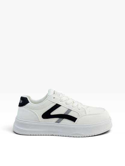 Fashion Ladies White Sneaker