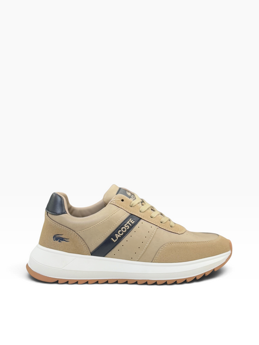 Lacoste Casual Beige And Navy