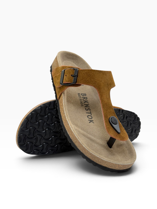 Birkenstock Gizeh Suede Tan