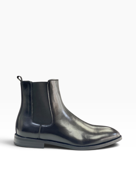 Barker Chelsea Boot Leather Black
