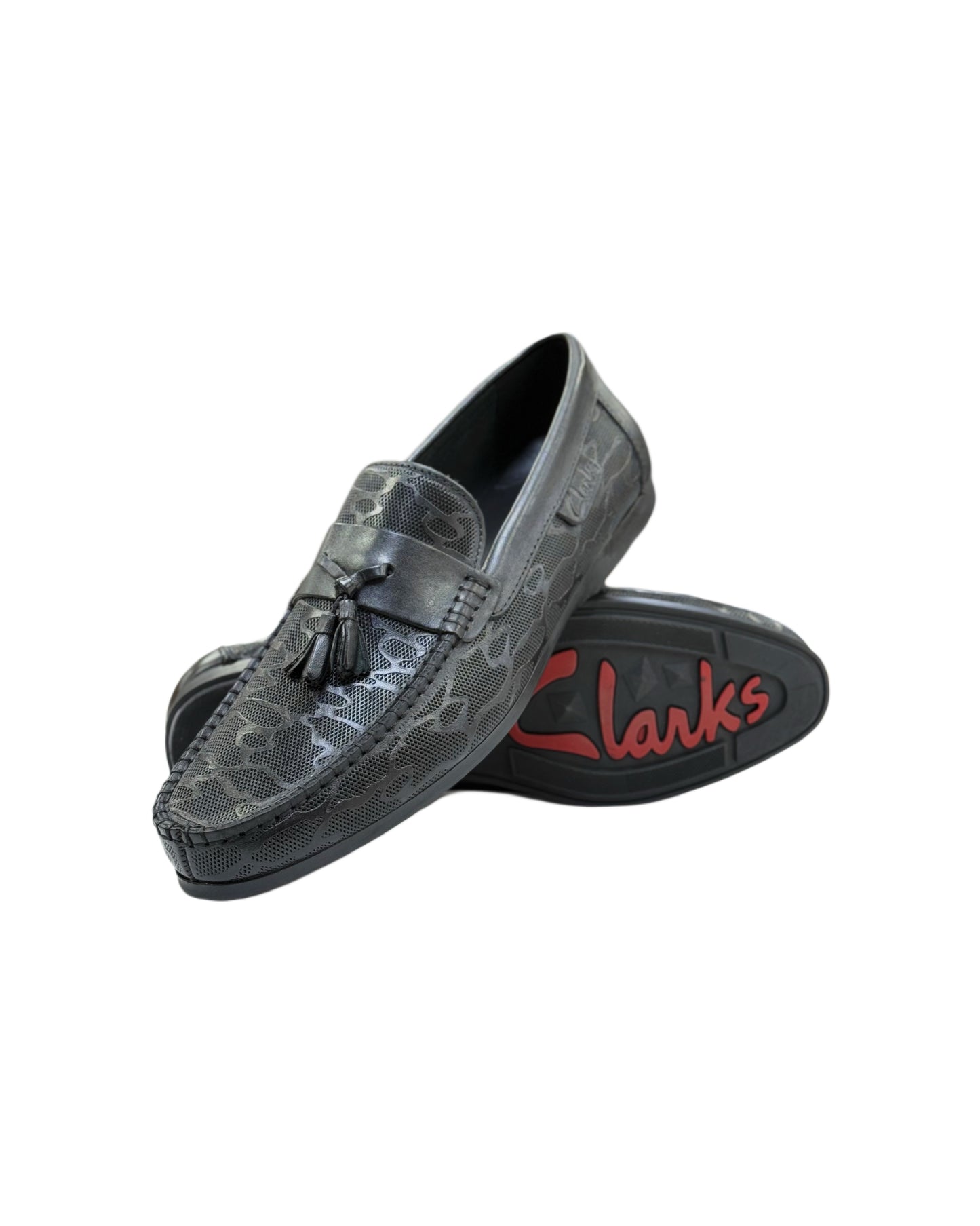 Clark Mens Leather Loafers