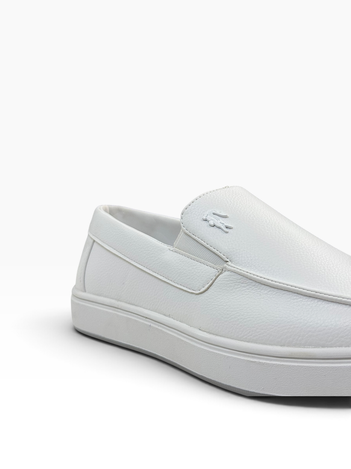 Lacoste Leather Loafer White