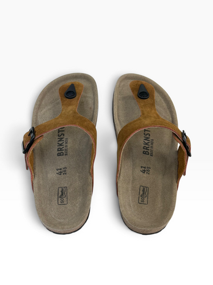 Birkenstock Gizeh Suede Tan