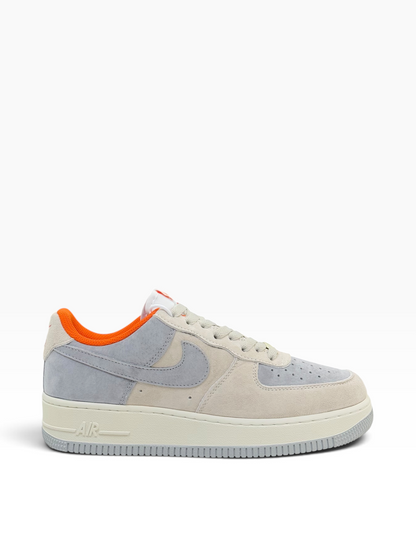 AirForce1 Suede Grey X Orange