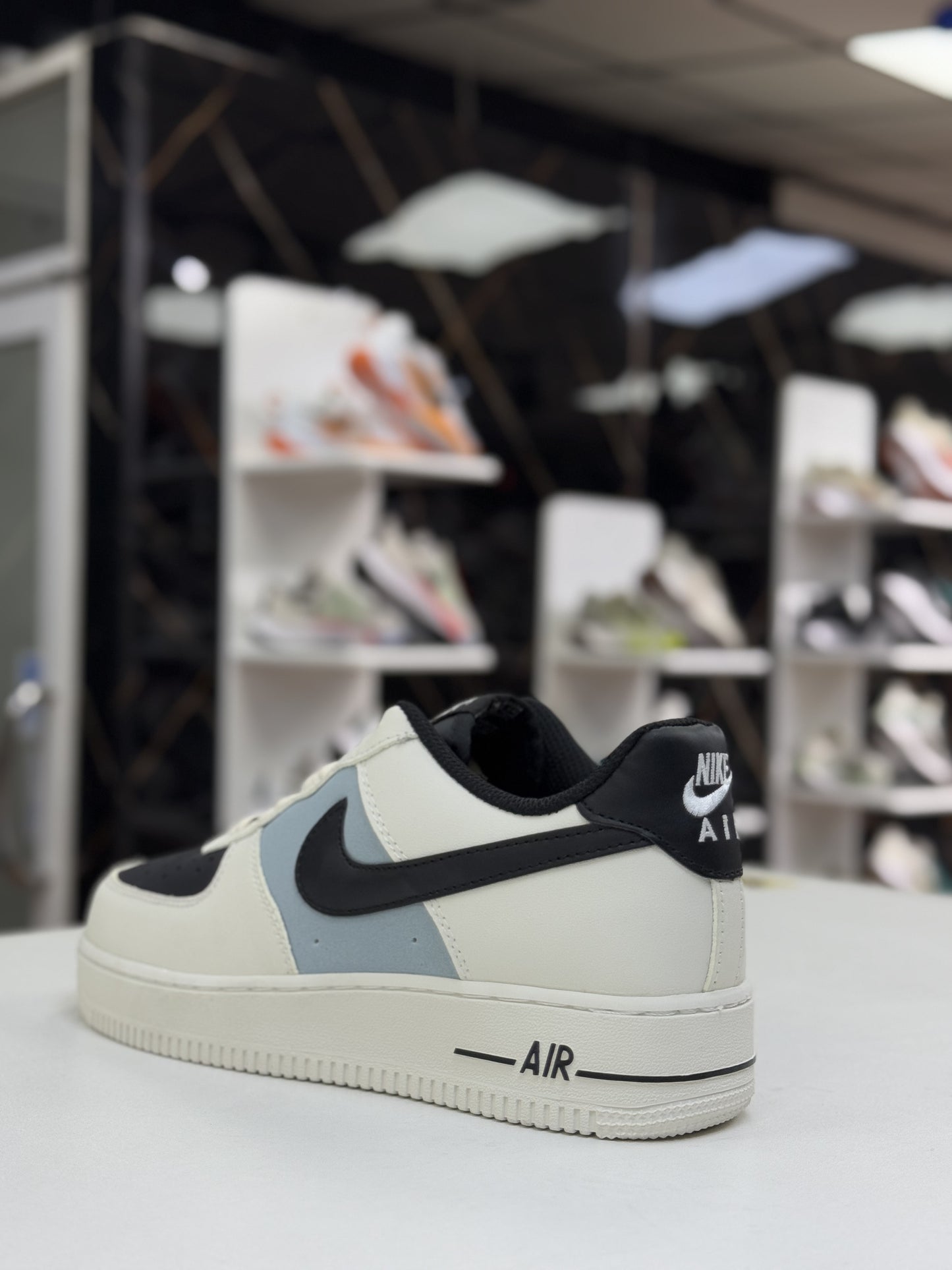 Air Force One Beige Black Logo