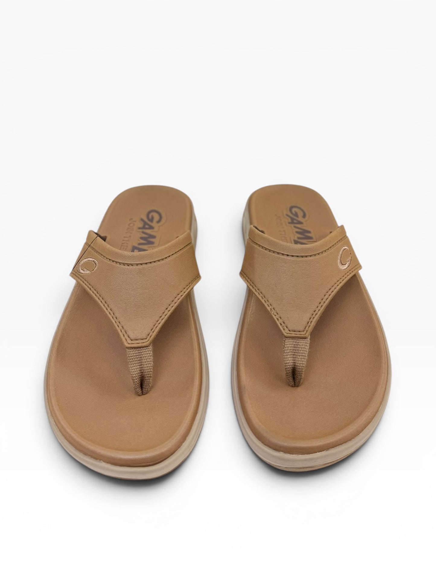 Gambol Highsole two strap -Brown