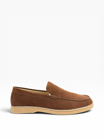 Barker Suede Casual Coffee Brown