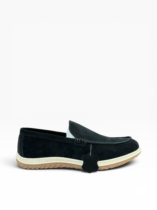Comfy Suede Loafer Black