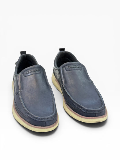 Wolf fang leather shoes Black - 45