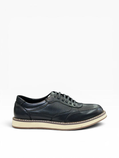 Dravine Samrt Leather Casual Black
