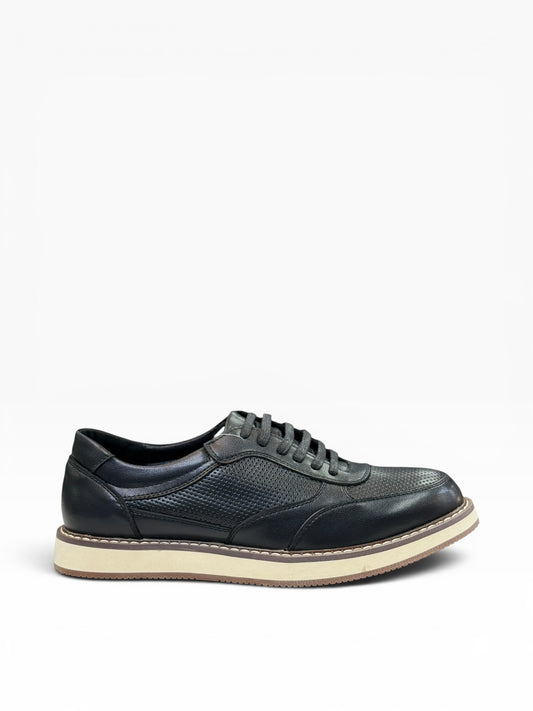 Dravine Samrt Leather Casual Black