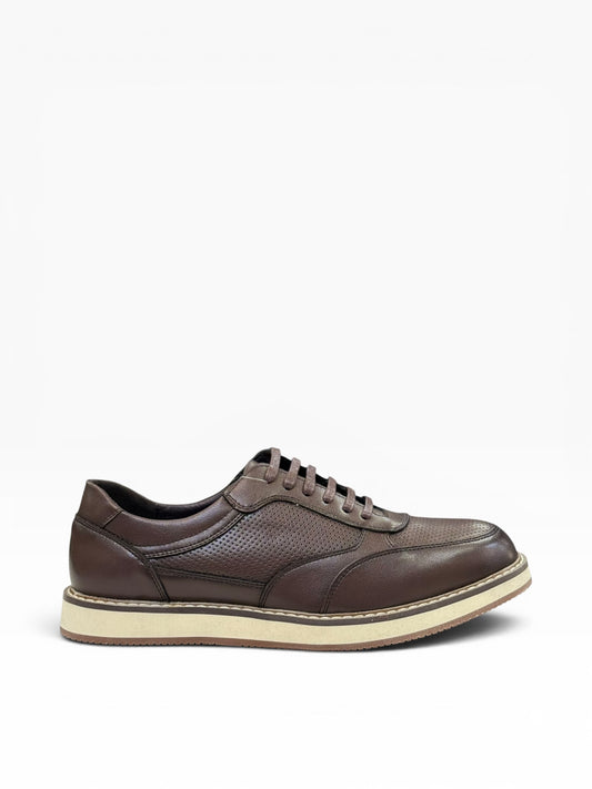 Dravine Samrt Leather Casual Coffee Br