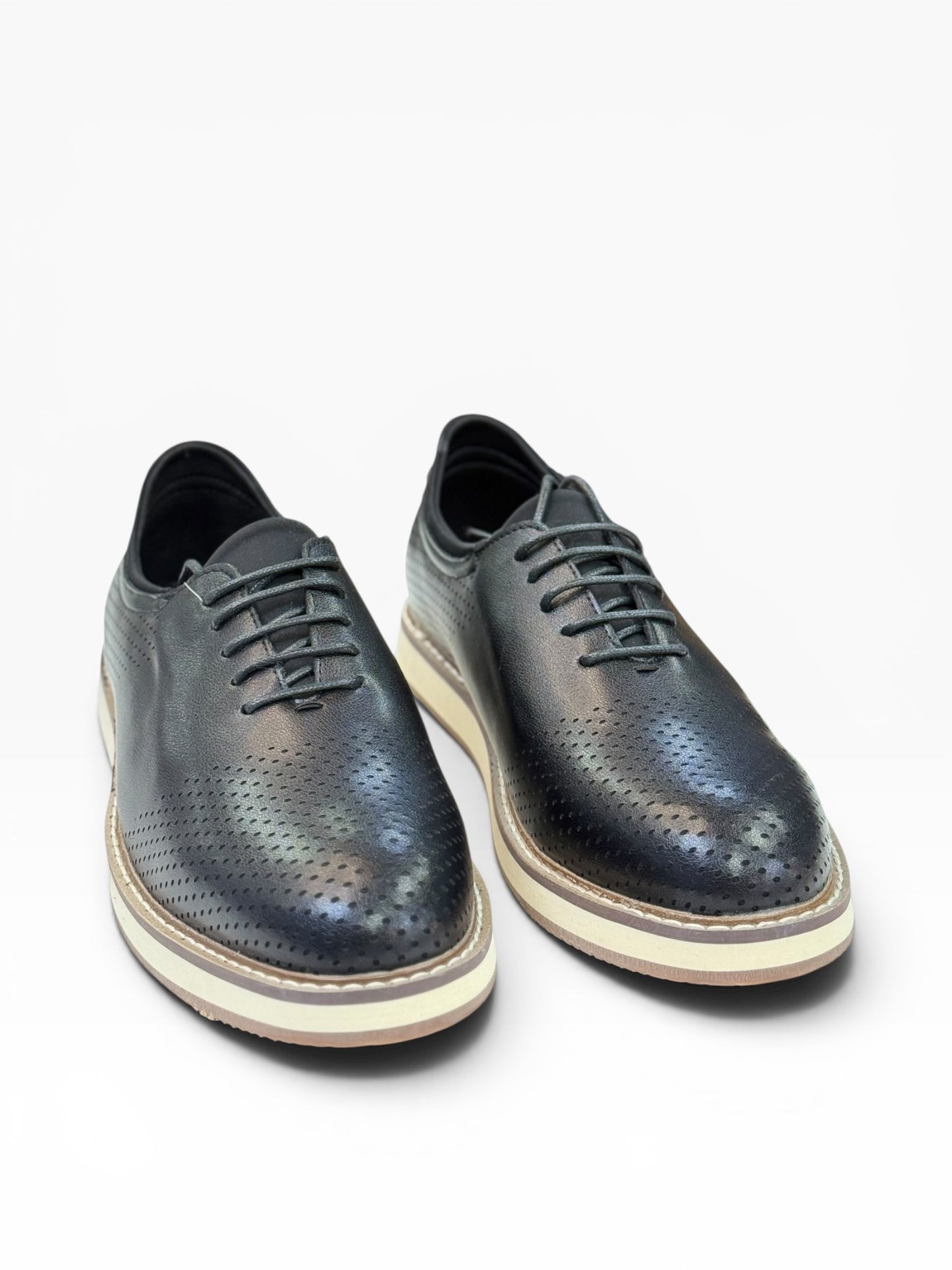 Dravine Samrt Leather Casual Black Shoe