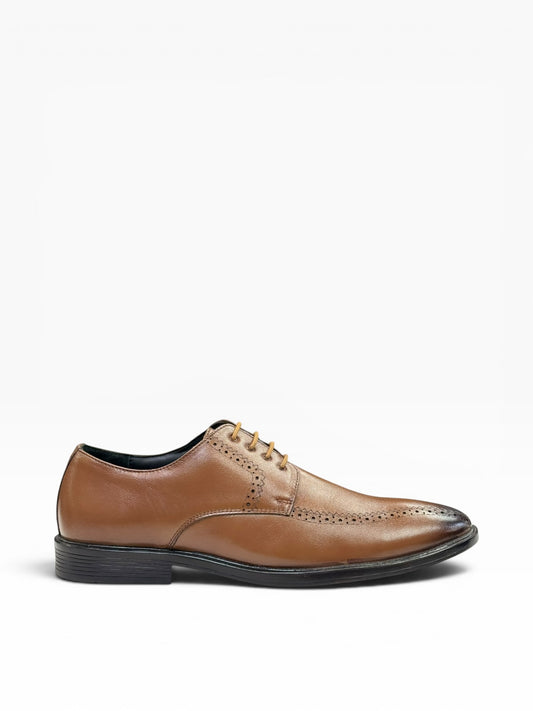 Carbon formal shoes Tan 44