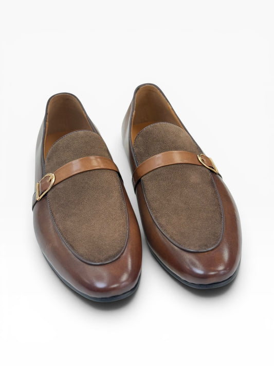 Davido london Buckel loafer brown