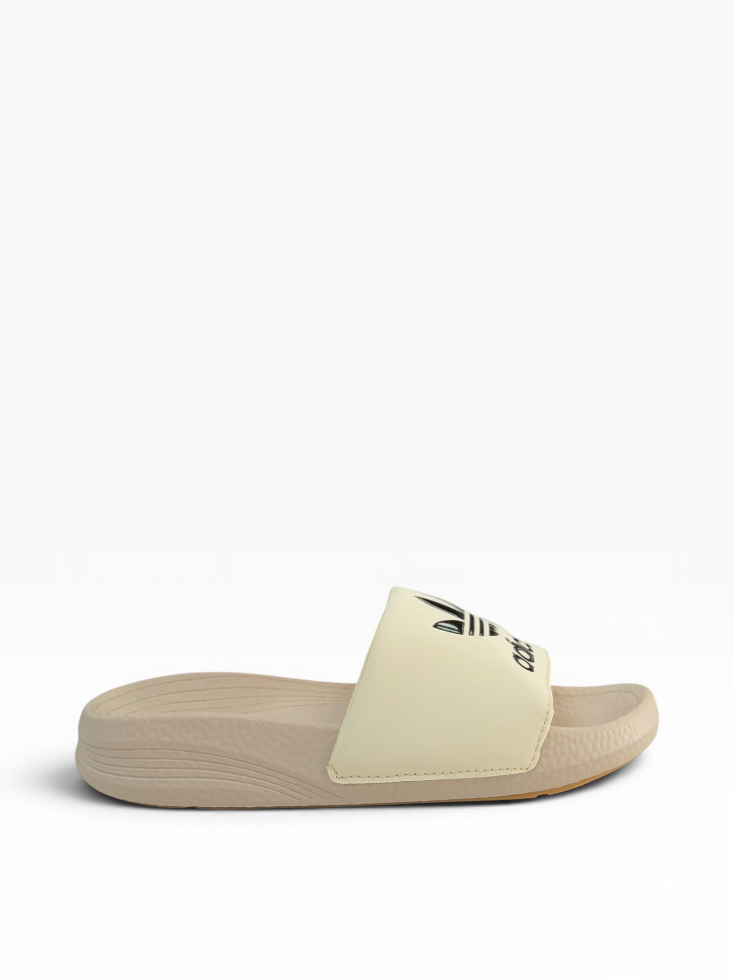 Adidas Logo Slide Beige