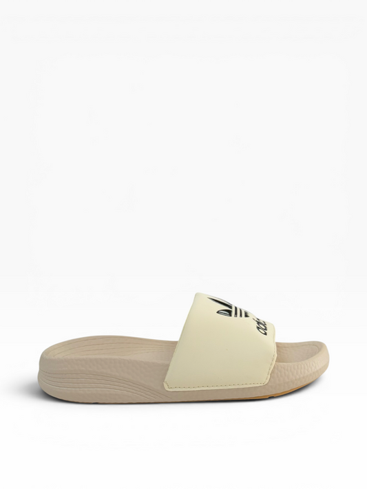 Adidas Logo Slide Beige