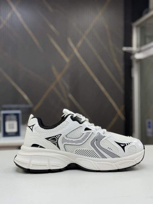 Mens Chunky Shoe White & Black