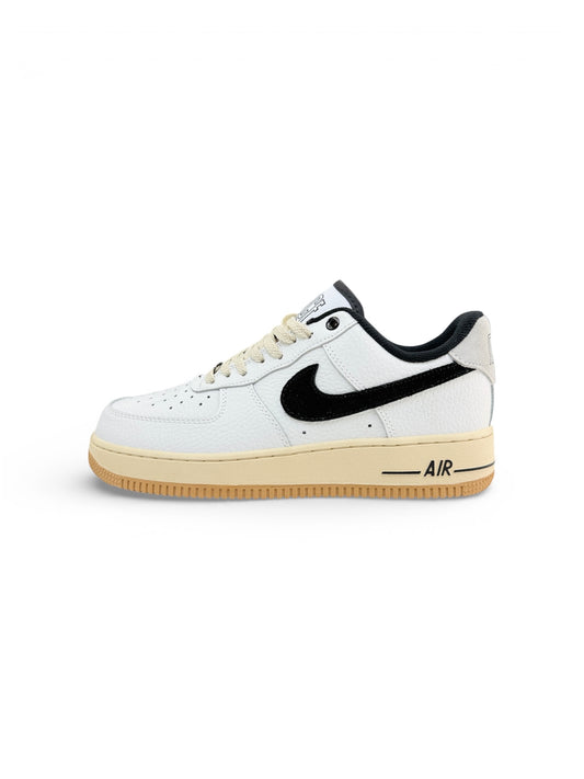 Nike Air Force 1 Black Swoosh Logo